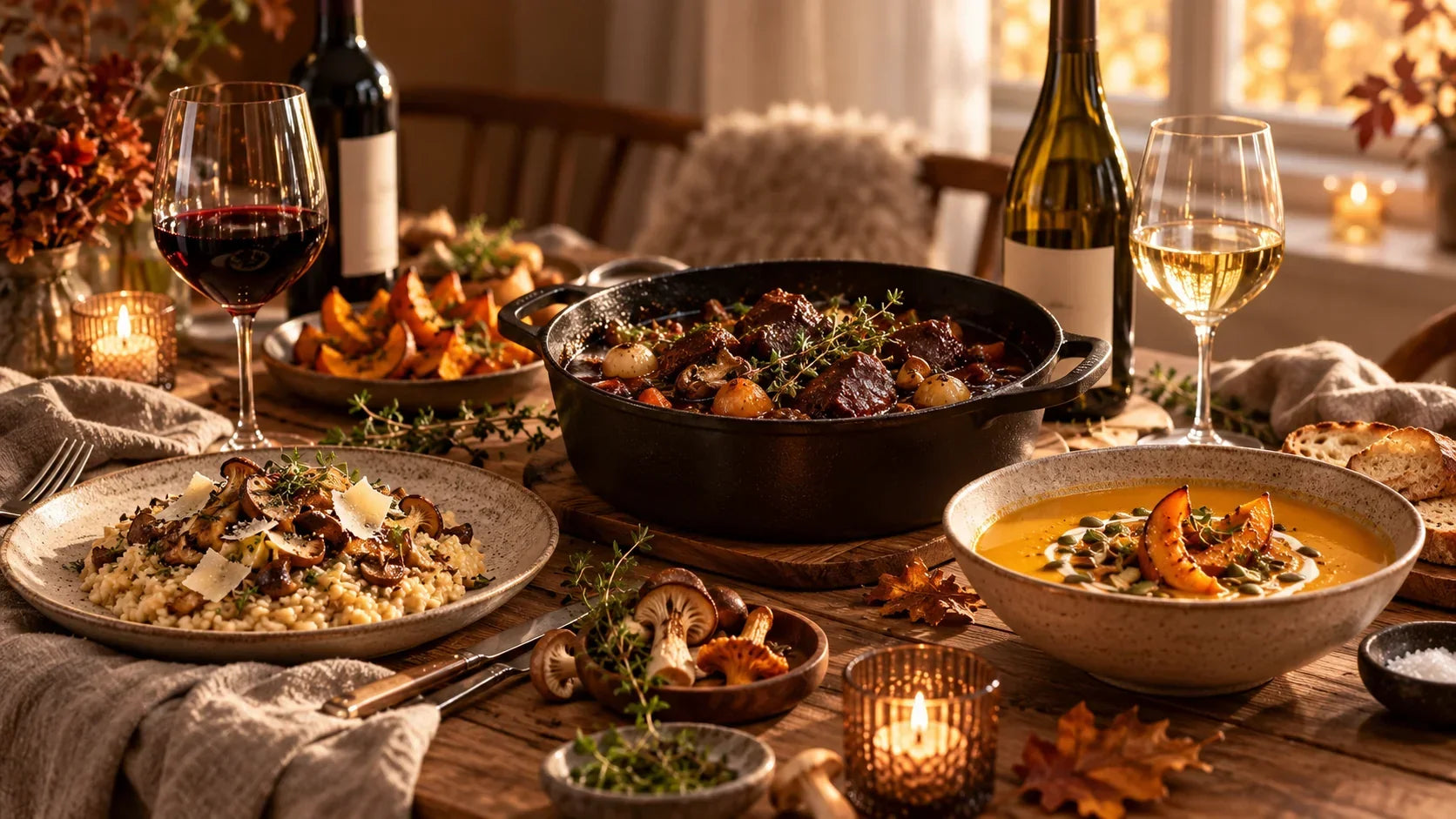 Wein für den Herbst – Weine zu Pilzen, Wild und Kürbis
